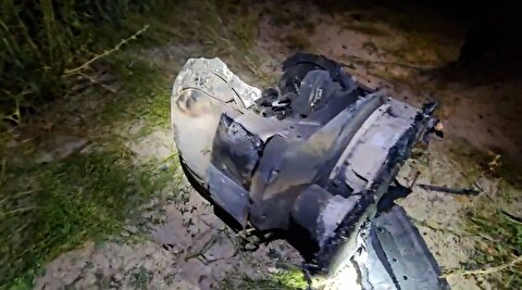 لاشه پهپاد آمریکایی که توسط ایران شکار شد