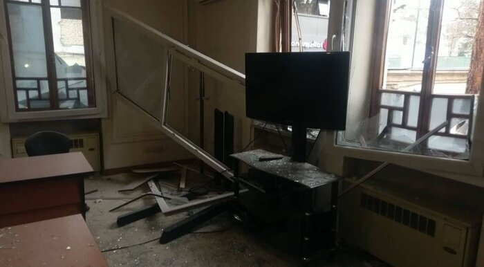 آسیب به ساختمان پژوهشکده هنر در حمله جنگنده&zwnj;های دشمن