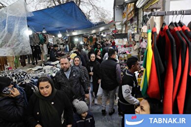 عکس: خرید نوروزی در روزهای جنگی