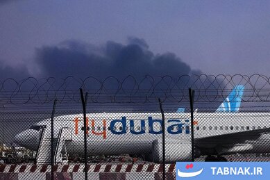 عکس: فرودگاه دوبی در پی حمله پهپادی ایران به مخزن سوخت