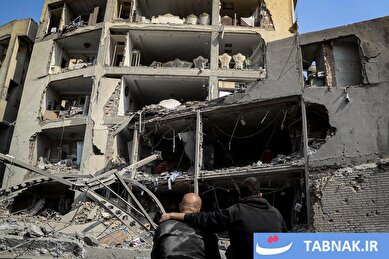 عکس: حمله هوایی آمریکایی - رژیم صهیونیستی به محدوده میدان خراسان تهران