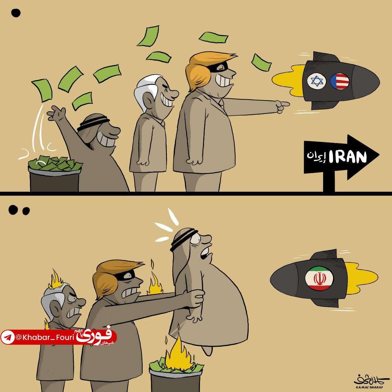 روز بیستم/موج جدید حملات به تل&zwnj;آویو/پاسخ متقابل نیروهای مسلح تاسیسات آمریکایی را به آتش کشید/ بروزرسانی می شود