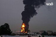 عکس | سوختن انبار سوخت فرودگاه دبی