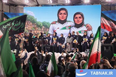 عکس: مراسم استقبال از تیم ملی فوتبال زنان