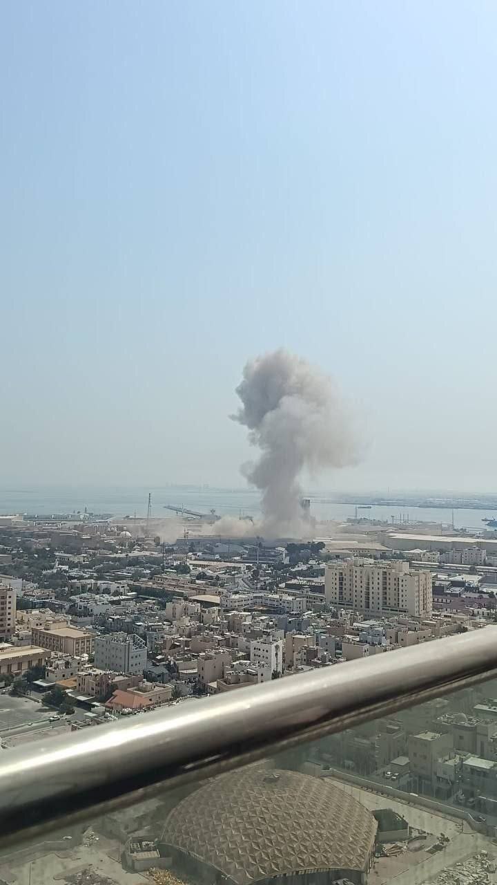 تصاویر دیگر از اصابت موشک&zwnj;های ایرانی در بحرین