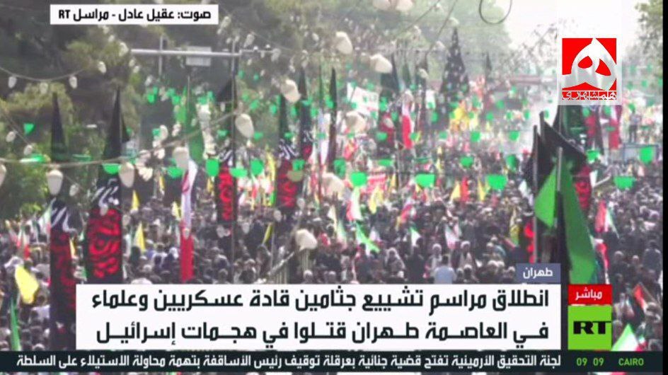 آغاز مراسم تشییع شهدای اقتدار در تهران