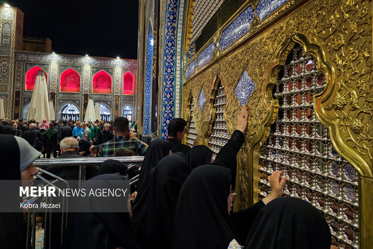 آیین&zwnj;های عزاداری رحلت پیامبر(ص) در حرم امام رضا(ع)