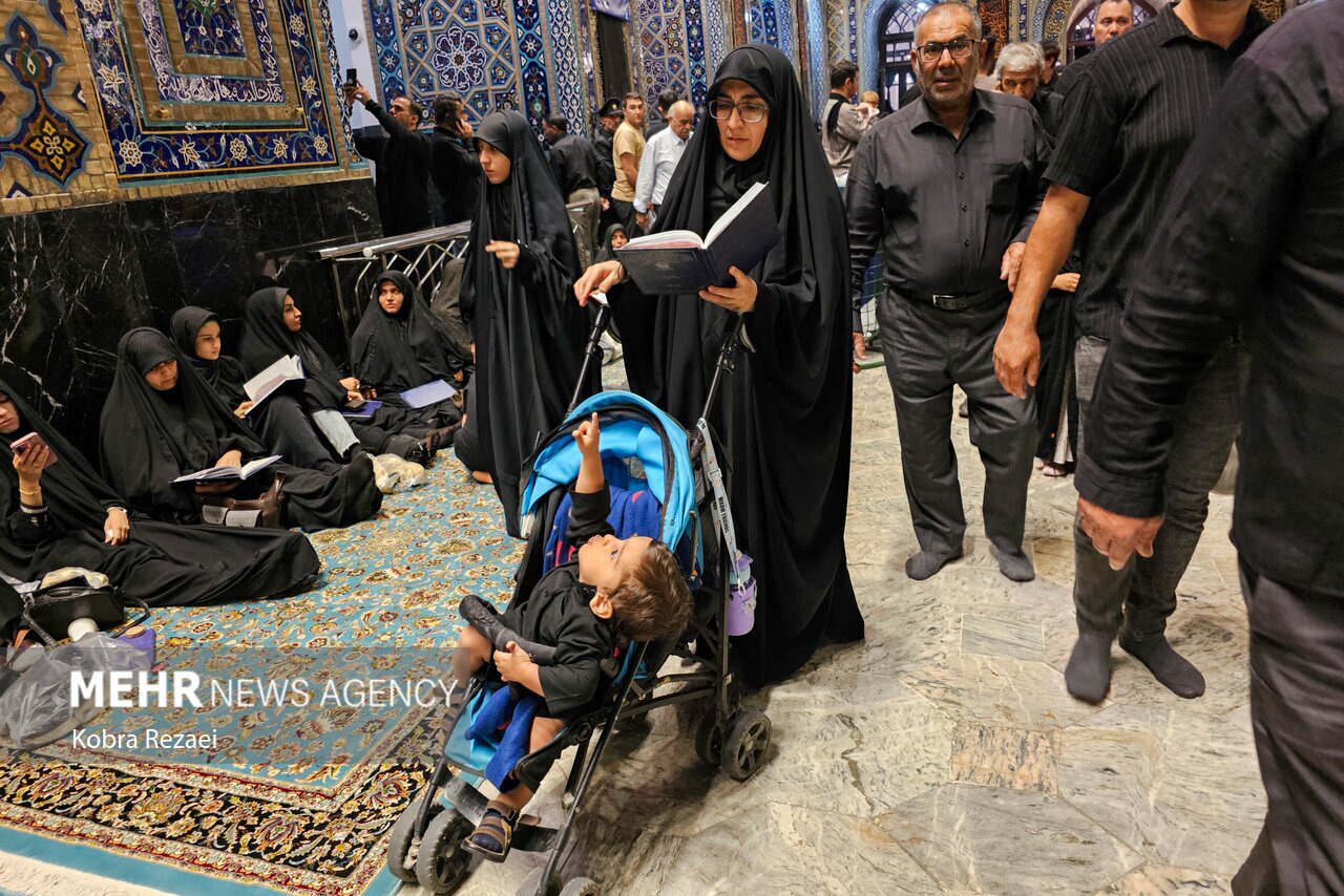 آیین&zwnj;های عزاداری رحلت پیامبر(ص) در حرم امام رضا(ع)