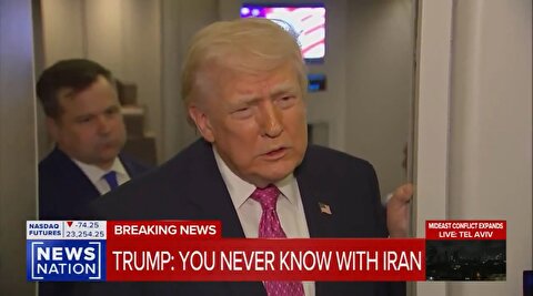 ترامپ: تقریباً مطمئنم با ایران به توافق می‌رسیم +زیرنویس