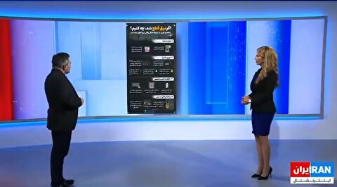 حرف‌های خبرنگار اینتنرشنال روی آنتن قبل از استعفاء