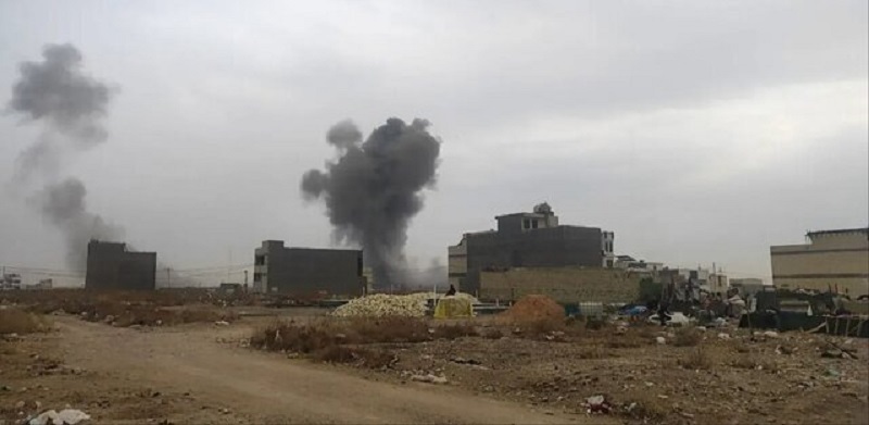 حملات هوایی به پایگاههای حشد شعبی در بابل و الانبار