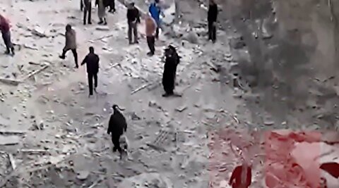 تصاویر حمله اسرائیل به دفتر یک رسانه در تهران