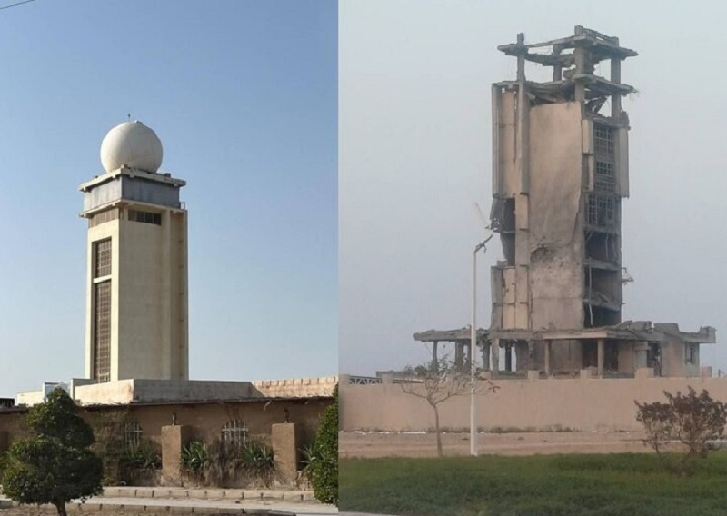 حمله مجدد دشمن به تأسیسات هواشناسی بوشهر