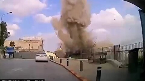 تصاویر شخم زدن اسرائیل در موج تازه حمله موشکی ایران