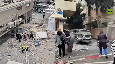 تصاویر ویرانی‌های اسرائیل بر اثر اصابت‌های امروز