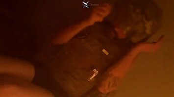 لحظه فرار سرباز آمریکایی با شورت از موشک ایران!