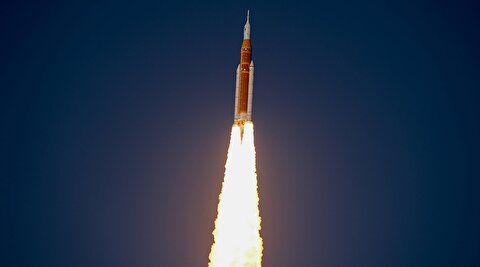 تصاویر پرتاب موشک آرتمیس به سمت ماه