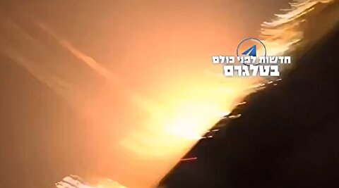 تصاویر سرعت شگفت انگیز اصابت نسل تازه موشک ایران