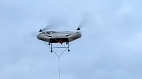 تصاویر پهپاد سنگین وزن شبیه هلی کوپتر شینوک