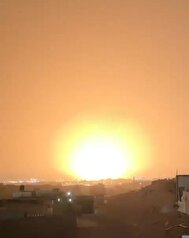 عکس: شدت انفجار موشک ایرانی شبِ صهیونیست‌ها را روز کرد!