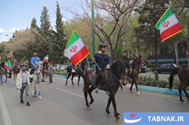 عکس: «تا پای جان برای ایران» رژه اسب سواران اصفهانی
