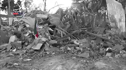 تصاویر درون سفارت آمریکا پس از بمباران آمریکا!