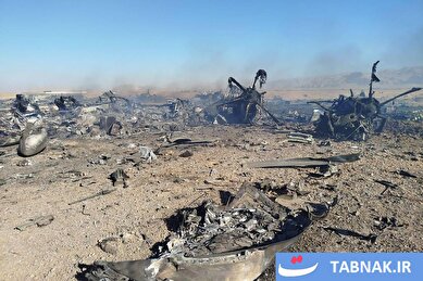 عکس: هواپیمای منهدم شده آمریکا در اصفهان