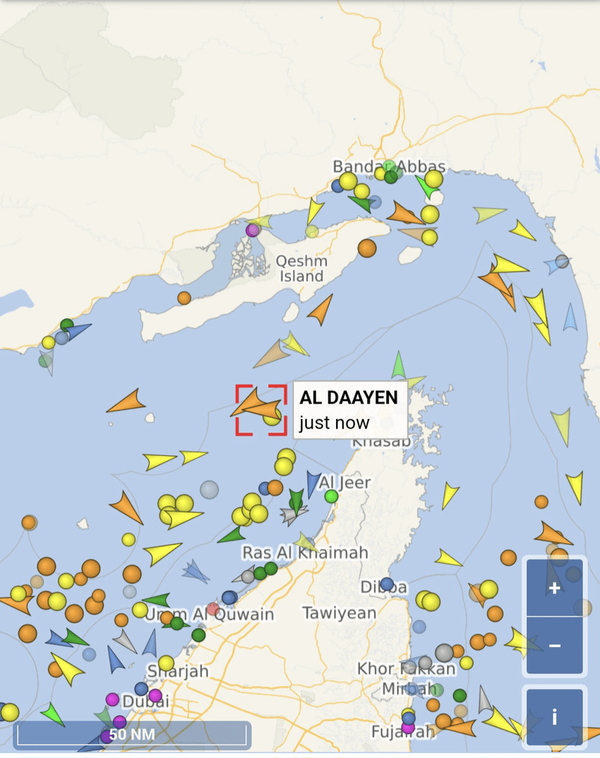 ادامه توقف عبور کشتی&zwnj;های گاز مایع از تنگه هرمز