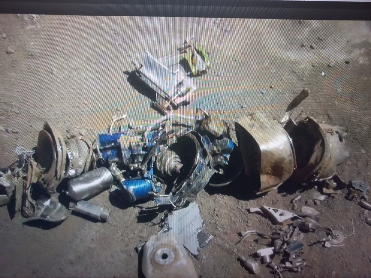 انهدام موشک کروز AGM/۱۵۸_B آمریکایی در برزک کاشان