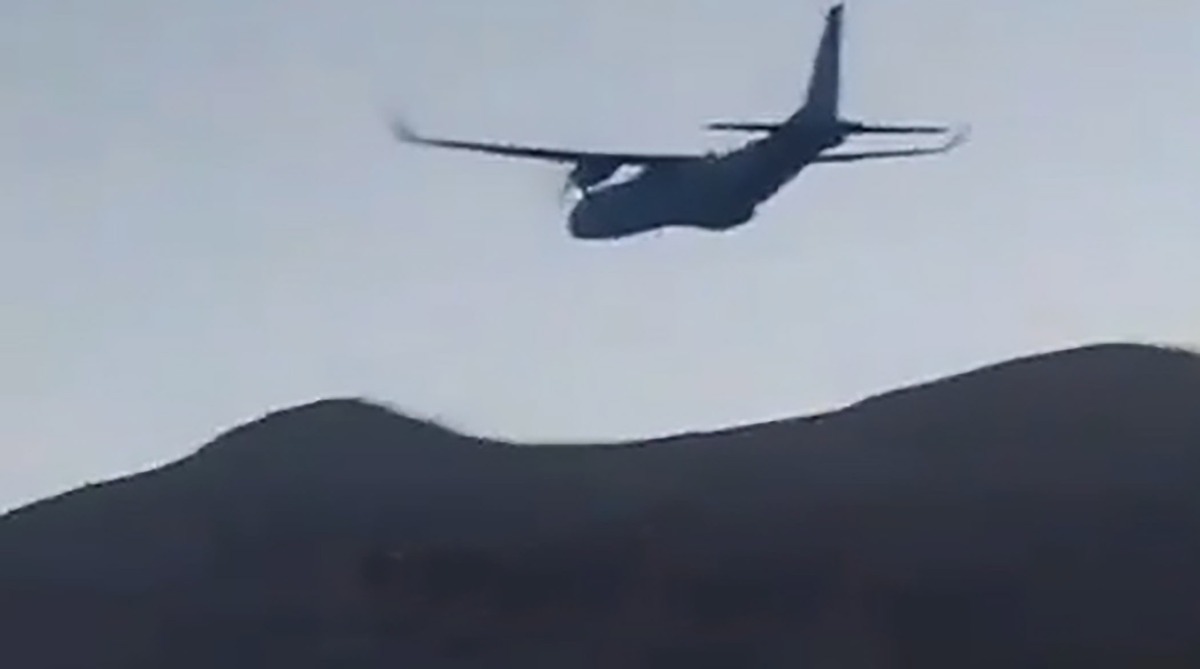 تصاویر پرواز هواپیمای عملیات ویژه آمریکا در جنوب ایران