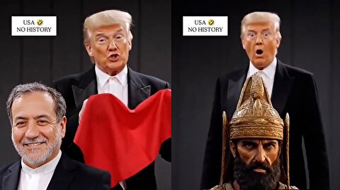 بازگشت به عصر حجر؛ ویدیویی کنایه‌آمیز به ترامپ