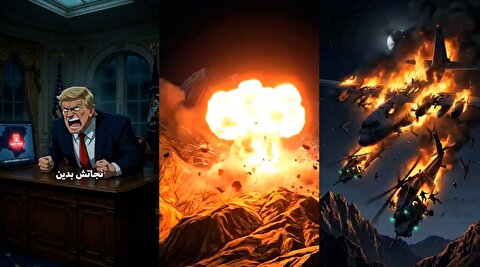 انیمه نجات خلبان آمریکایی که وایرال شد