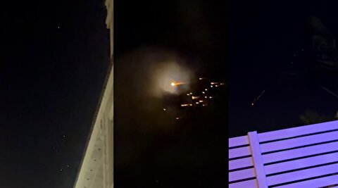 تصاویر موج تازه حمله موشکی ایران به اسرائیل