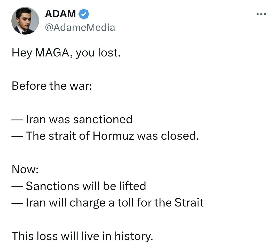 روز چهلم/عقب&zwnj;نشینی ترامپ: آتش&zwnj;بس اعلام می&zwnj;کنم/نیویورک تایمز: تمام تحریم&zwnj;ها رفع می&zwnj;شود/وعده صادق ۴ در موج صدم/بروزرسانی می شود