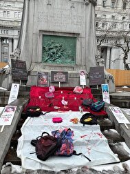 عکس | یادبود کودکان شهید میناب در مونترال و ونکوور کانادا