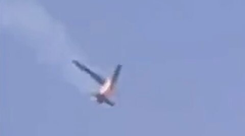 لحظات اسقاط یک پهپاد آمریکایی دیگر توسط ایران