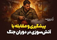 اینفوگرافیک/ پیشگیری و مقابله با آتش‌سوزی در دوران جنگ