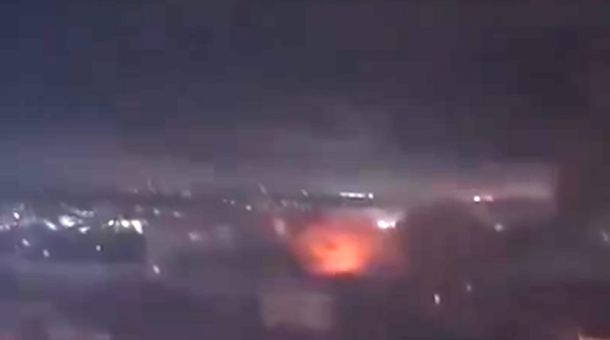 لحظات حمله هوایی تازه اسرائیل به بیروت