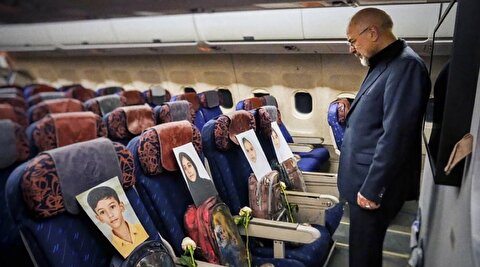 تصاویر همراهان قالیباف در پرواز به اسلام‌آباد