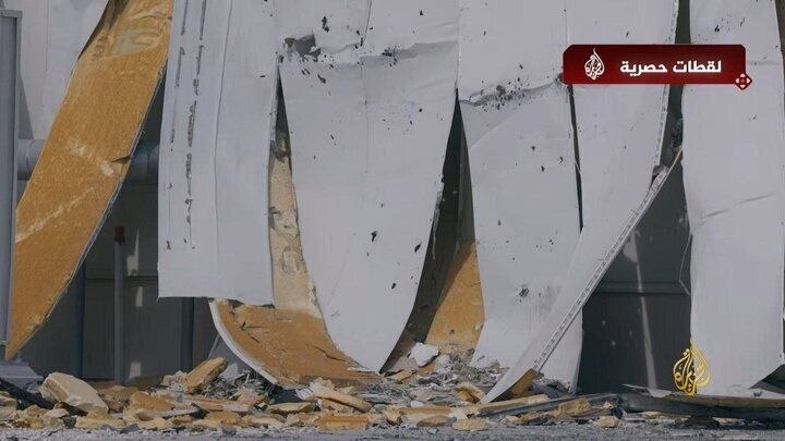 تخریب پایگاه العدید در نتیجه حملات ایران