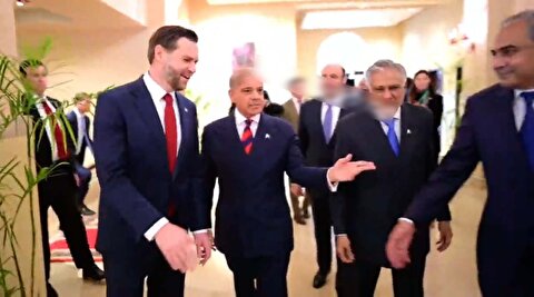 تصاویر ملاقات جی دی ونس و شهباز شریف