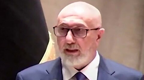 لحظه انتخاب نزار امیدی رئیس جمهور جدید عراق