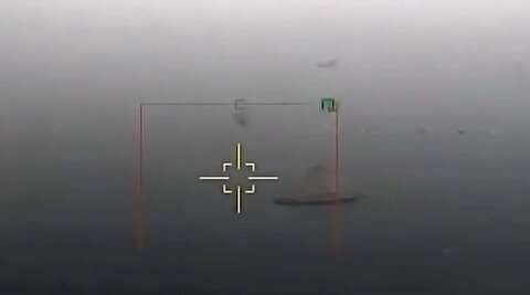 تصاویر هوایی پهپادهای ایران از رصد تنگه هرمز