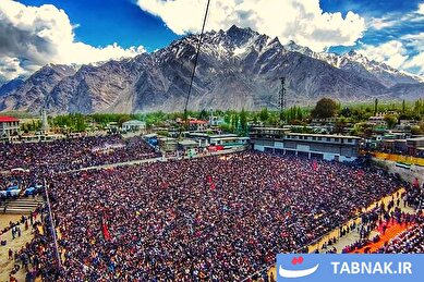 عکس: مراسم چهلم رهبر شهید در شمالی ترین نقطه پاکستان