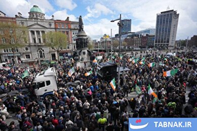 عکس:  ششمین روز اعتراضات در ایرلند در واکنش به افزایش قیمت سوخت