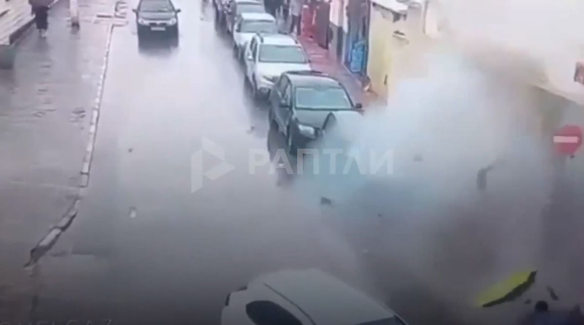 لحظه حمله انتحاری نزدیکی محل سخنرانی پاپ