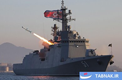 عکس: آزمایش پرتاب موشک‌های کروز از یک ناوشکن توسط کره شمالی