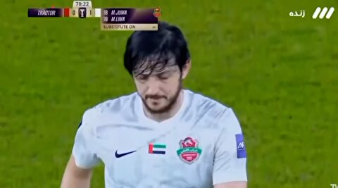 کنایه گزارشگر بازی تراکتور و شباب الاهلی به سردار آزمون