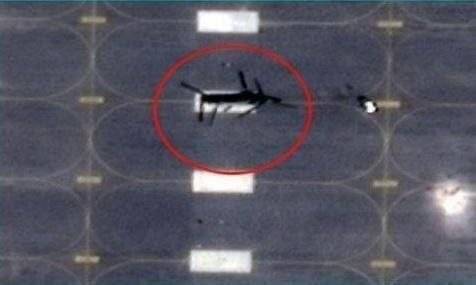 تصاویر ماهواره&zwnj;ای از خسارات هواپیماهای آمریکایی