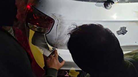 تصاویر انفجار ایست و بازرسی میدان امام خمینی